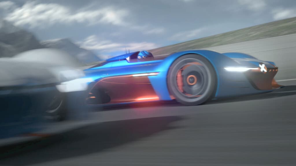 Alpine Gran Turismo du storyboard au rendu